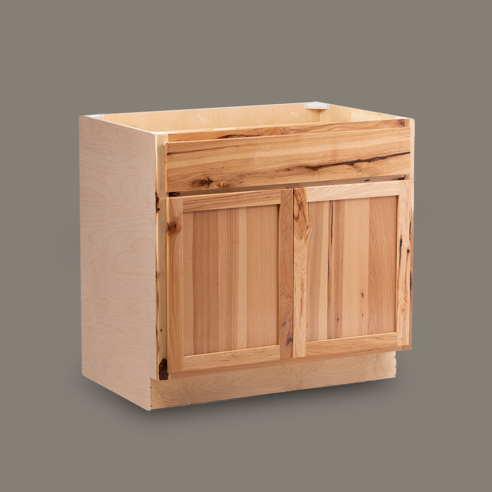 Rustic Hickory Kitchen Cabinets – Tagged Sink Base Cabinets