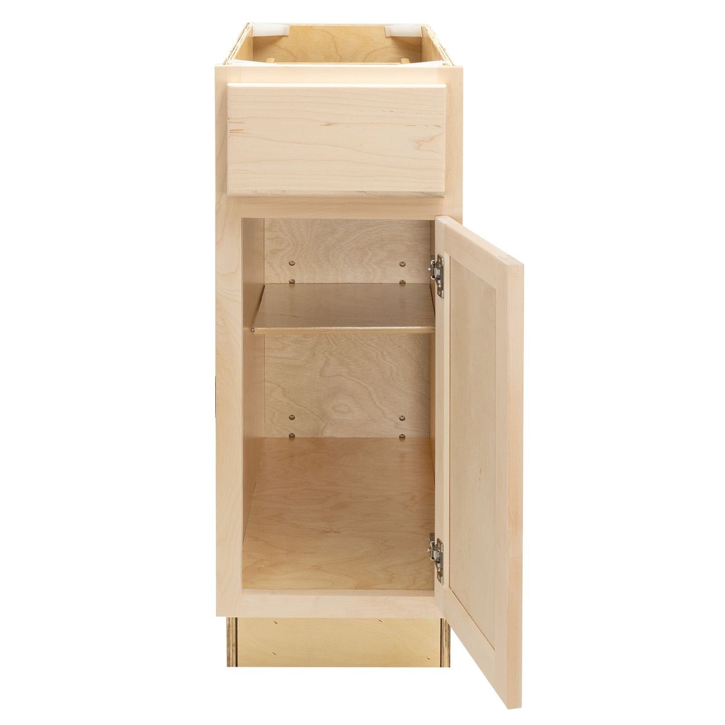 Quicklock Raw Maple Base Cabinet - Single Door