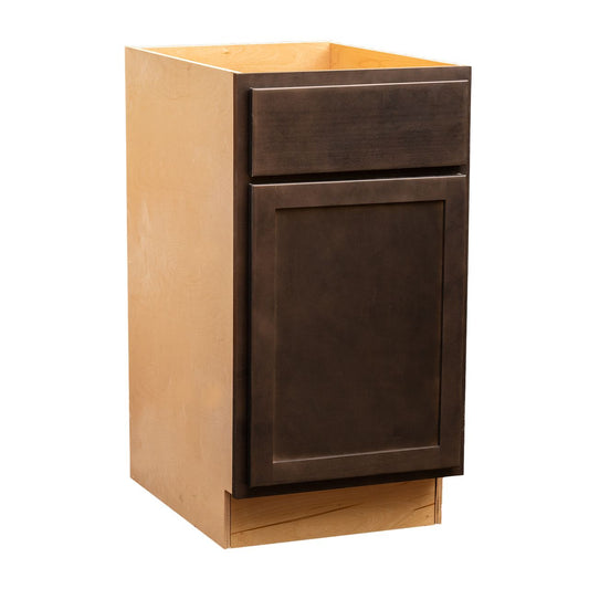 Quicklock Espresso Stain Base Cabinet- Medium (12", 15", 18", 21", 24"W)