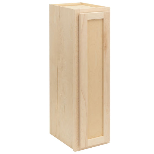 Quicklock RTA (Ready-to-Assemble) Raw Maple Wall Cabinet- Medium 36"H x (12", 15", 18", 21", 24"W)