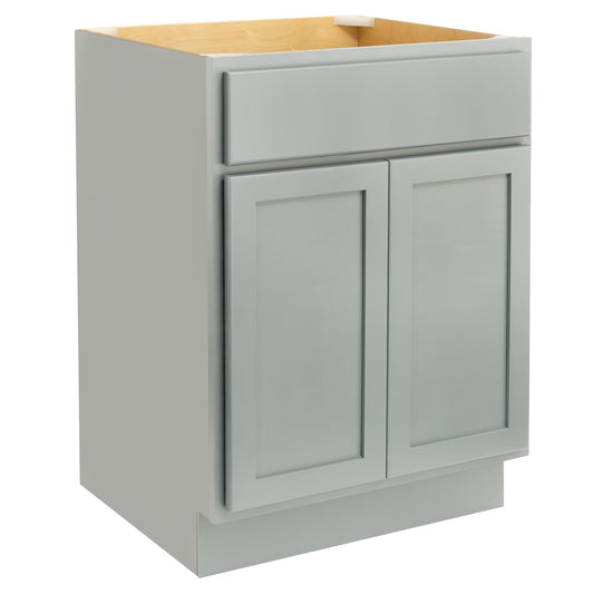 Quicklock Magnetic Gray Vanity Base Cabinet