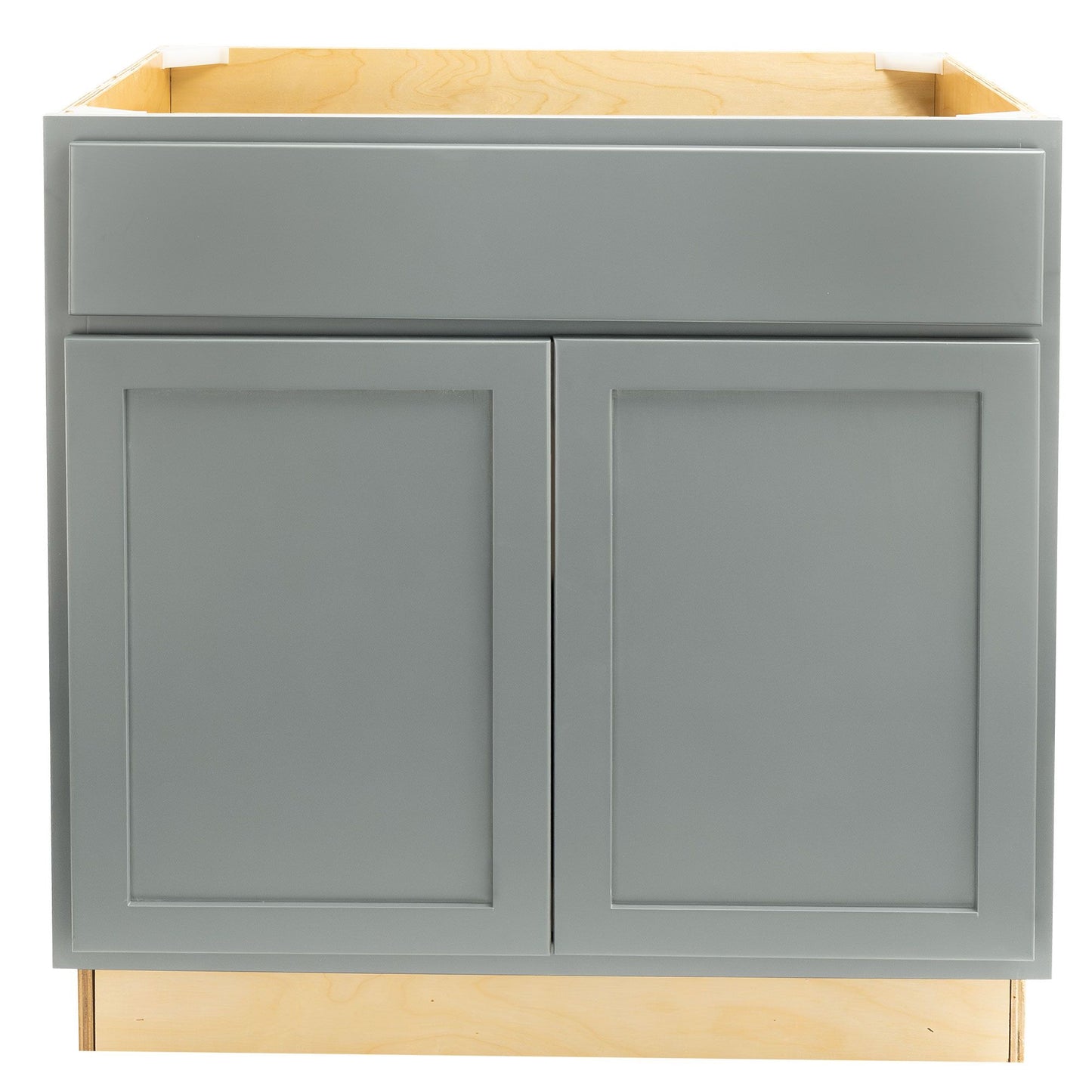 Quicklock Magnetic Gray Sink Base Cabinet