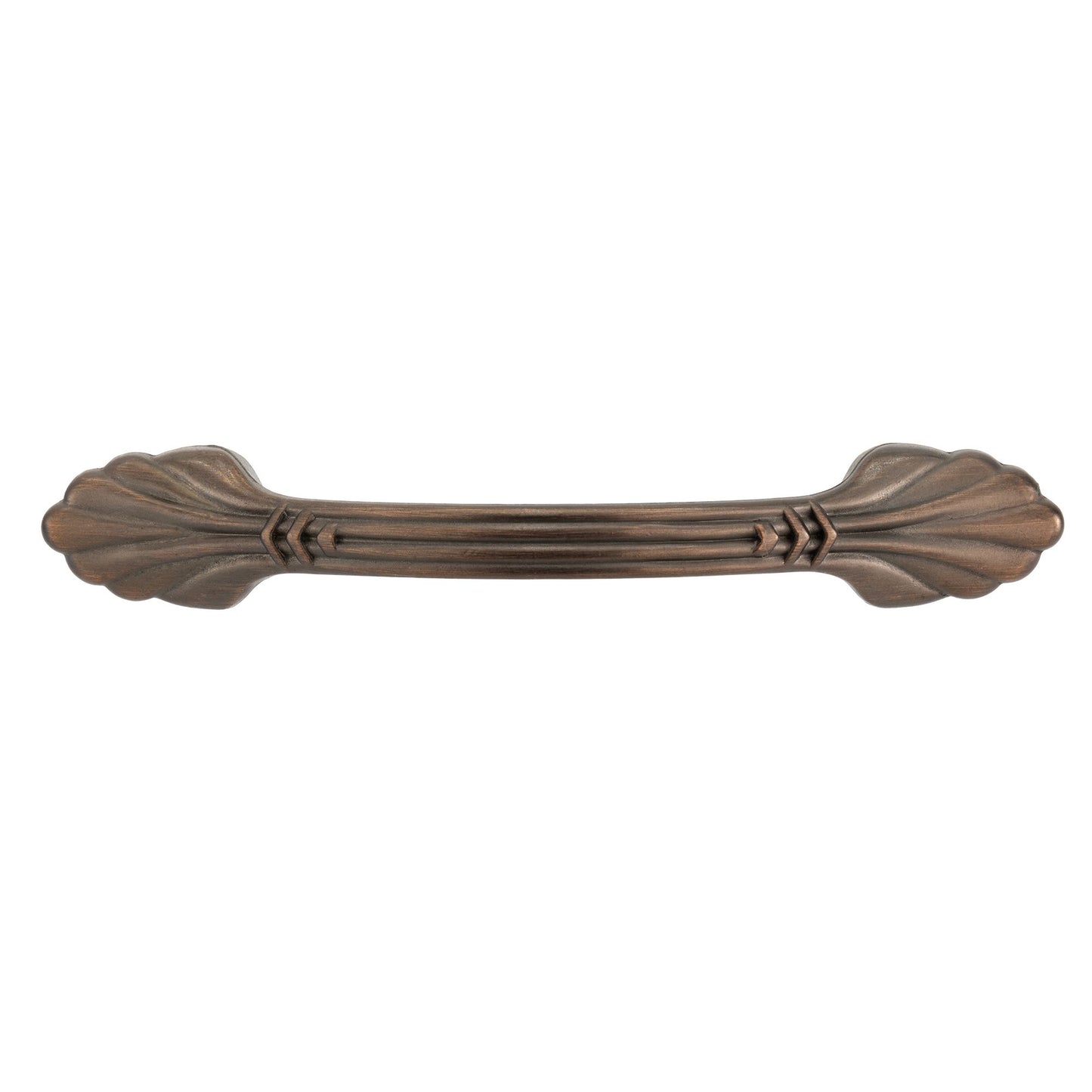 Quicklock 3" Weathered Copper with Center Arch Drawer Pull & Cabinet Handle