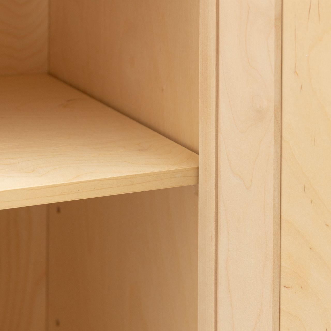 Quicklock Raw Maple Wall Cabinet