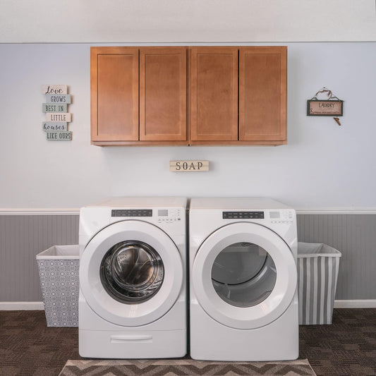 Provincial Stain Laundry Room 2 Cabinet Kit