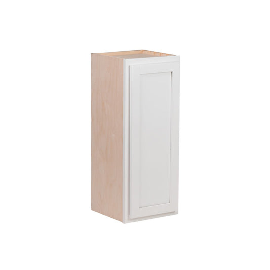 Quicklock RTA (Ready-to-Assemble) Pure White Wall Cabinet- Slim 36"H x (9", 12", 15"W)