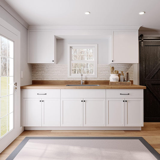 Pure White Kitchen Cabinet Kit