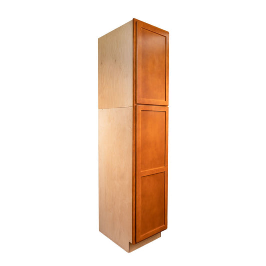 Quicklock Provincial Stain Pantry Cabinet