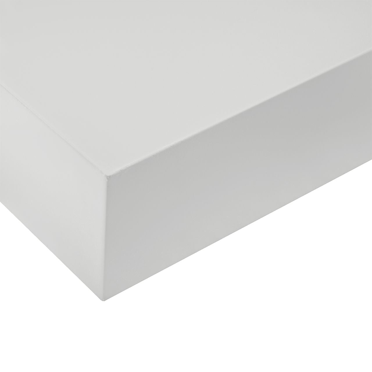 Quicklock Pure White Floating Shelf- 42"W x 2⅛"H x 12"D