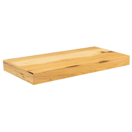 Quicklock Rustic Hickory Floating Shelf- 24"W x 2 ⅛"H x 12"D