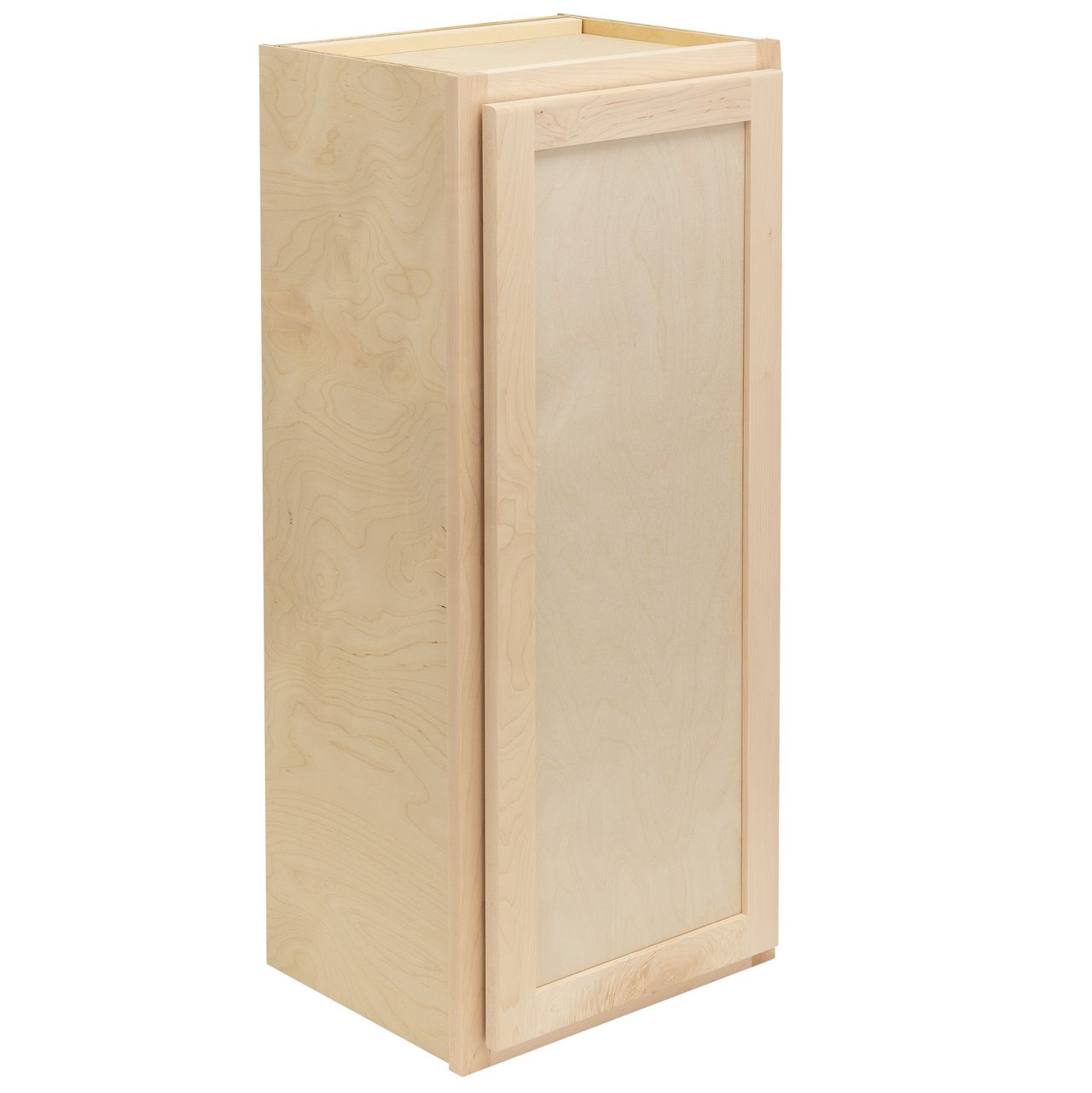 Quicklock RTA (Ready-to-Assemble) Raw Maple Wall Cabinet- Medium 30"H x (12", 18", 21", 24"W)