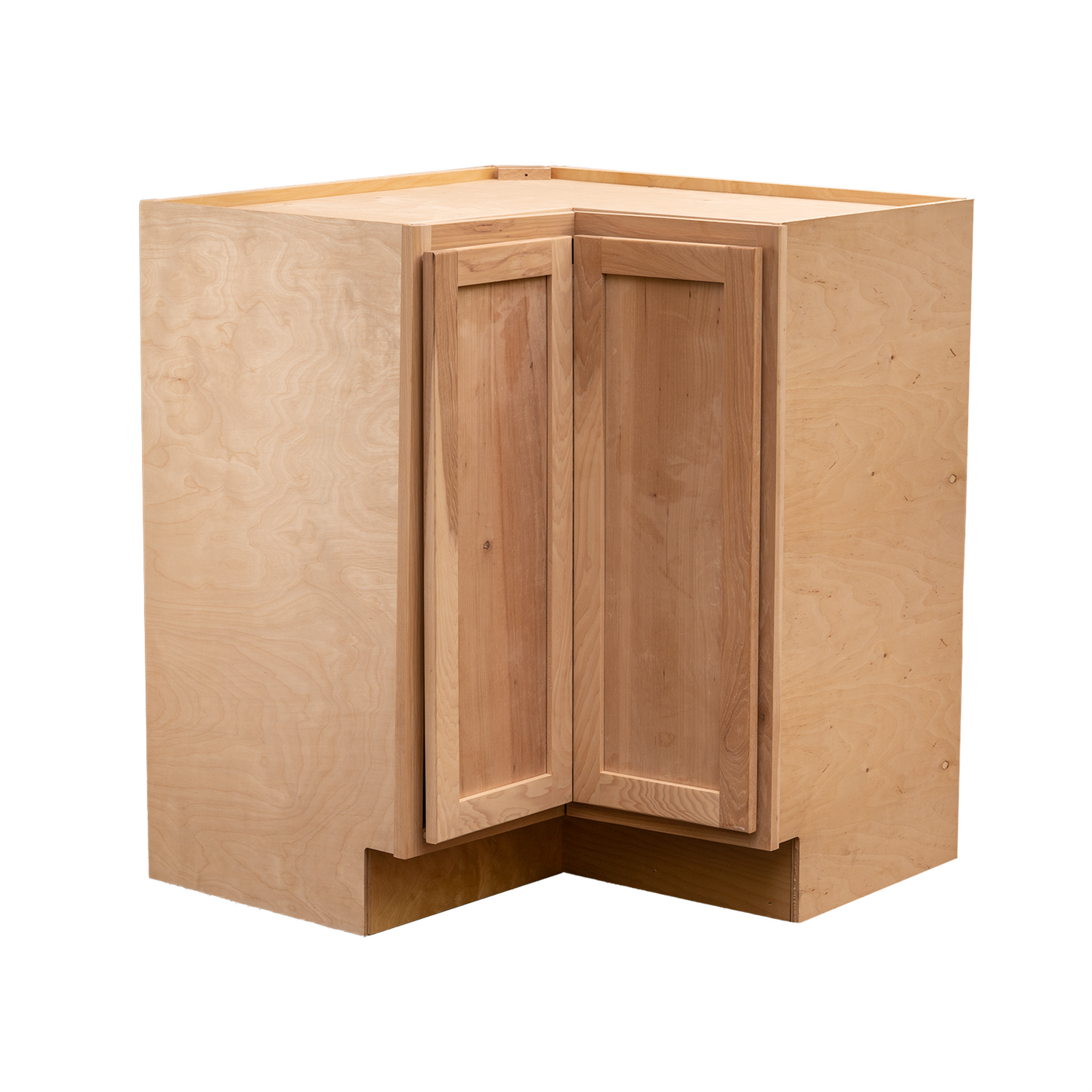 Quicklock Raw Hickory Lazy Susan Cabinet- 30"W