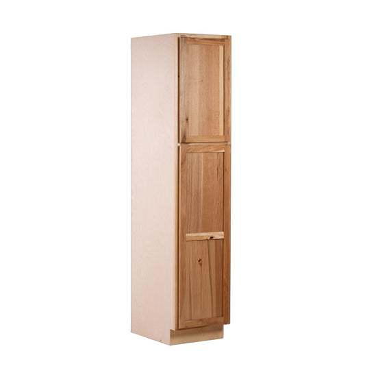 Quicklock Raw Hickory Pantry Cabinet