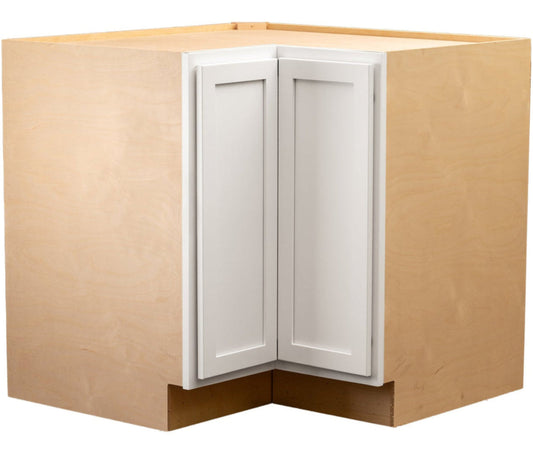 Quicklock Pure White "Easy Reach" Corner Base Cabinet