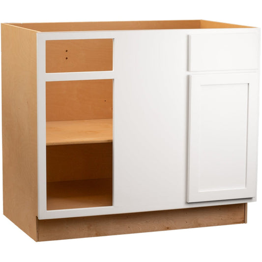 Quicklock Pure White Blind Corner Base Cabinet