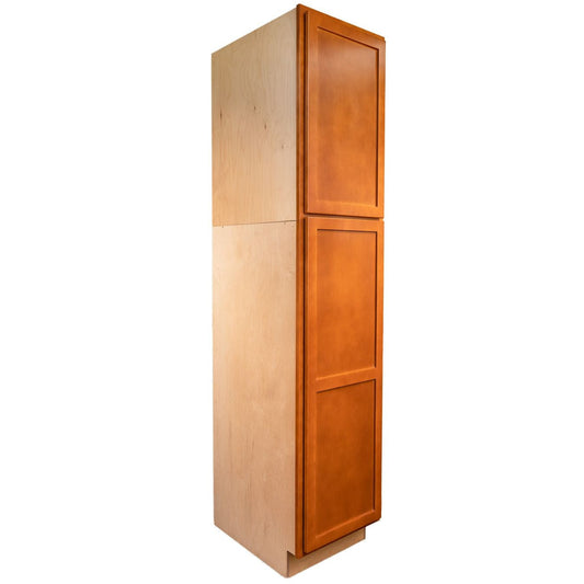 Quicklock Provincial Stain Pantry Cabinet