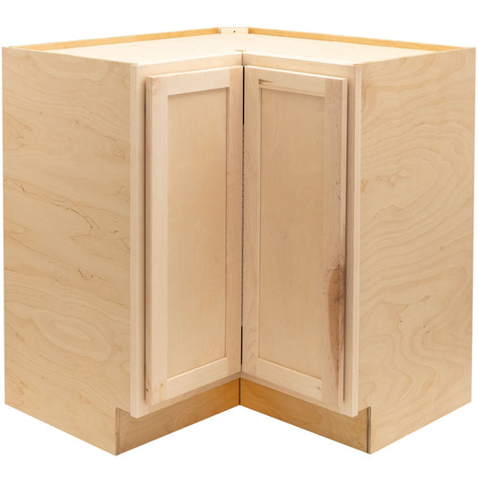 Quicklock Raw Maple Lazy Susan Cabinet