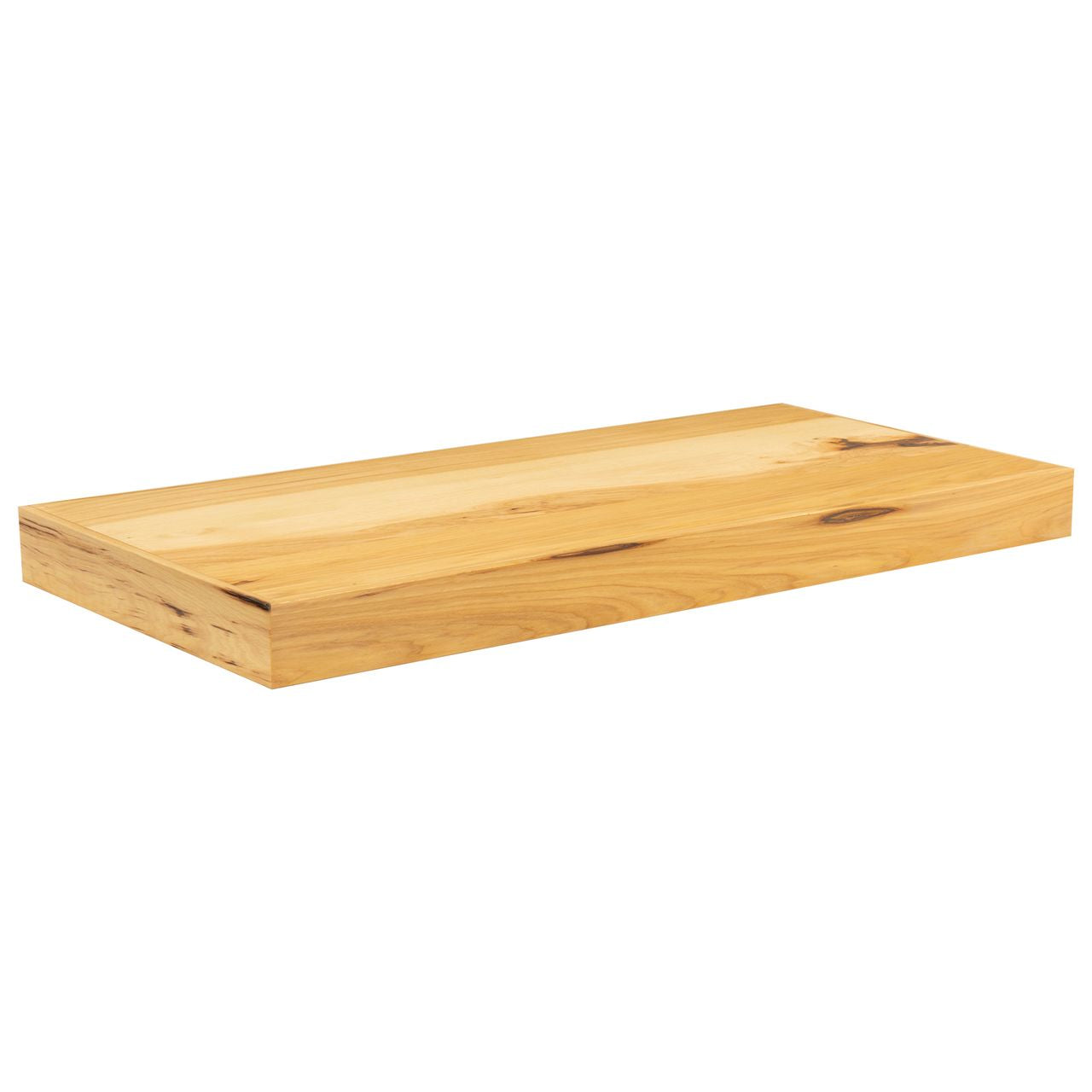 Quicklock Rustic Hickory Floating Shelf- 30"W x 2 ⅛"H x 12"D