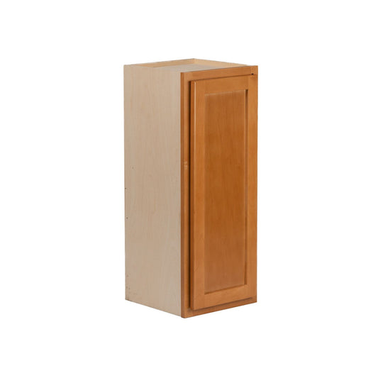 Quicklock RTA (Ready-to-Assemble) Provincial Stain Wall Cabinet- Slim 36"H x (9", 12", 15"W)