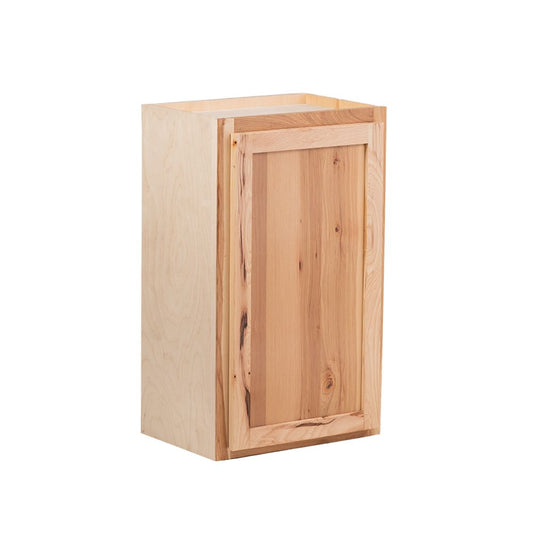 Quicklock RTA (Ready-to-Assemble) Rustic Hickory Wall Cabinet- Slim 30"H x (9", 12", 15"W)