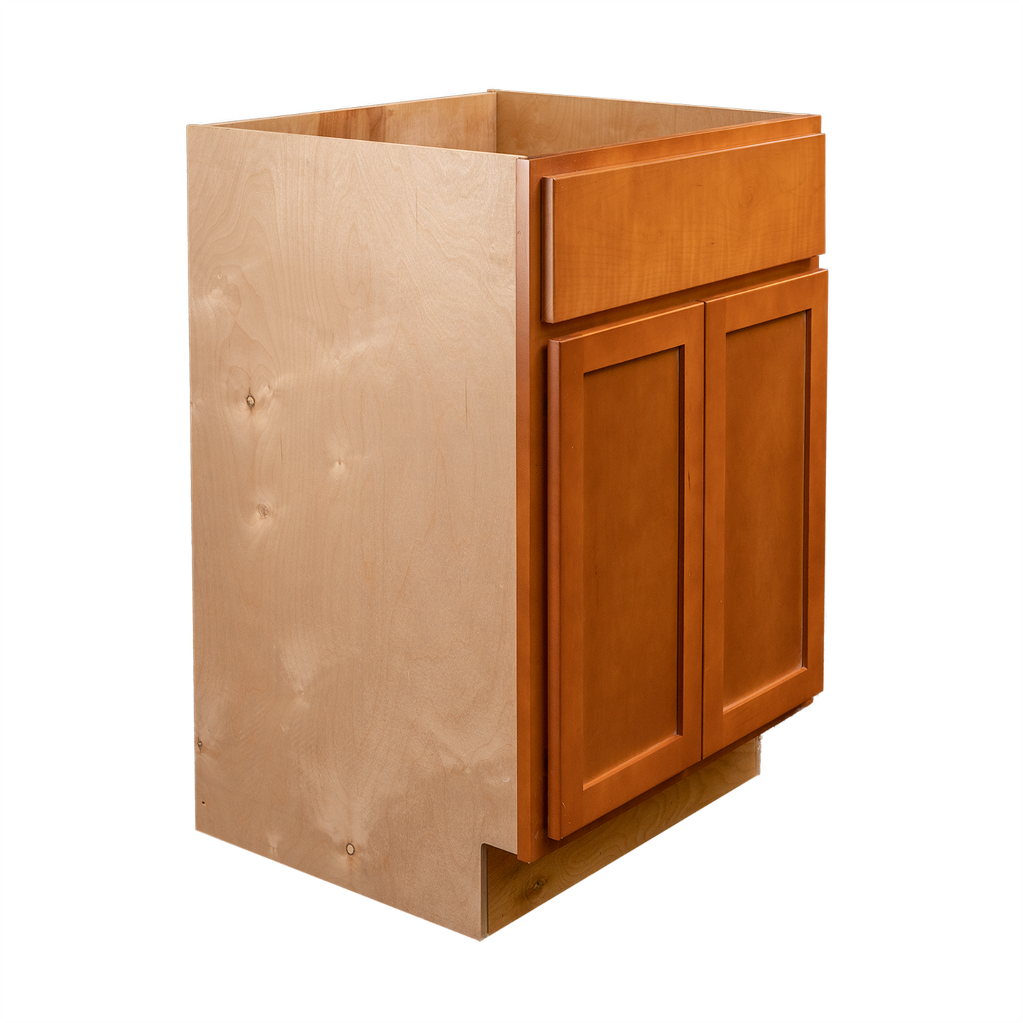 Quicklock Provincial Stain Vanity Base Cabinet- 30"W