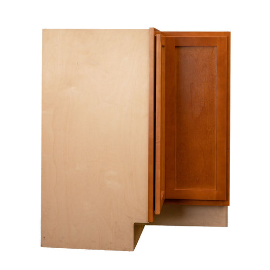 Quicklock RTA (Ready-to-Assemble) Provincial Stain Lazy Susan Cabinet- 18"W