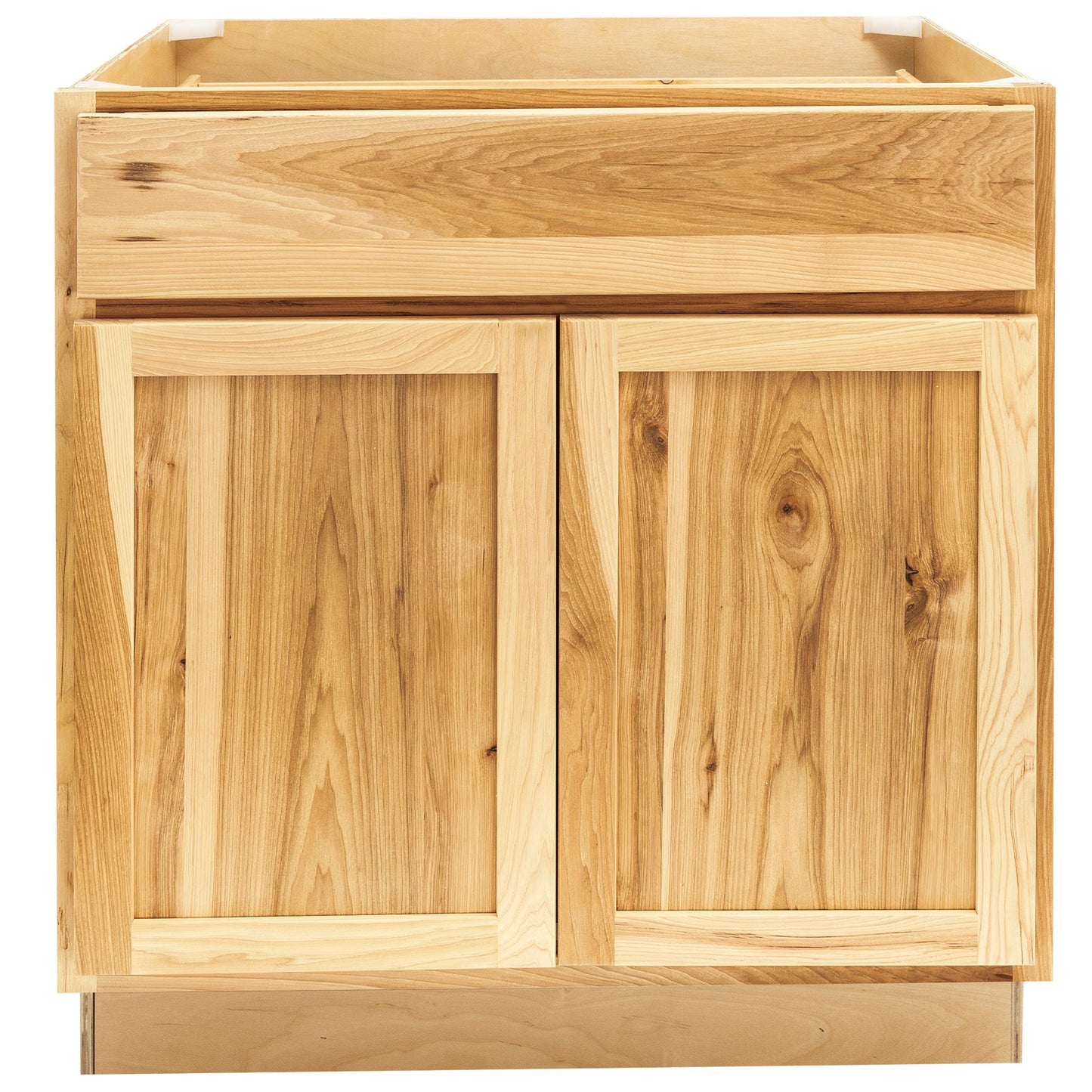 Quicklock Rustic Hickory Base Cabinet - Double Door