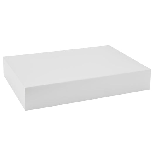 Quicklock Pure White Floating Shelf - Slim