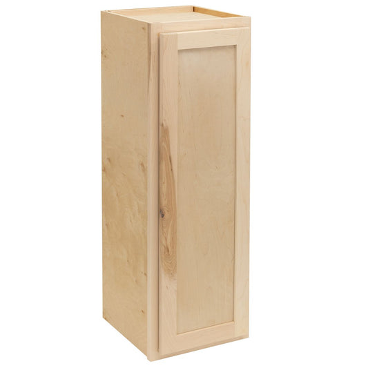 Quicklock Raw Maple Wall Cabinet- Medium 42"H x (12", 15", 18", 21", 24"W)