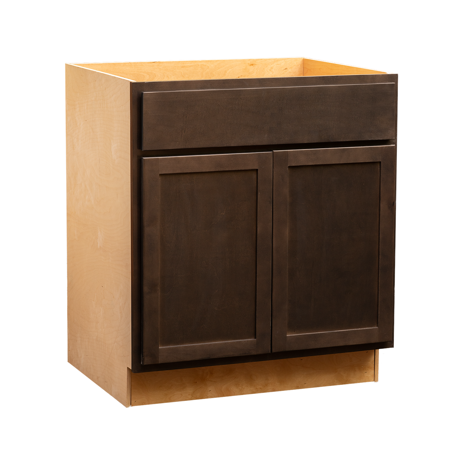 Quicklock RTA (Ready-to-Assemble) Espresso Stain Sink Base Cabinet- 36"W