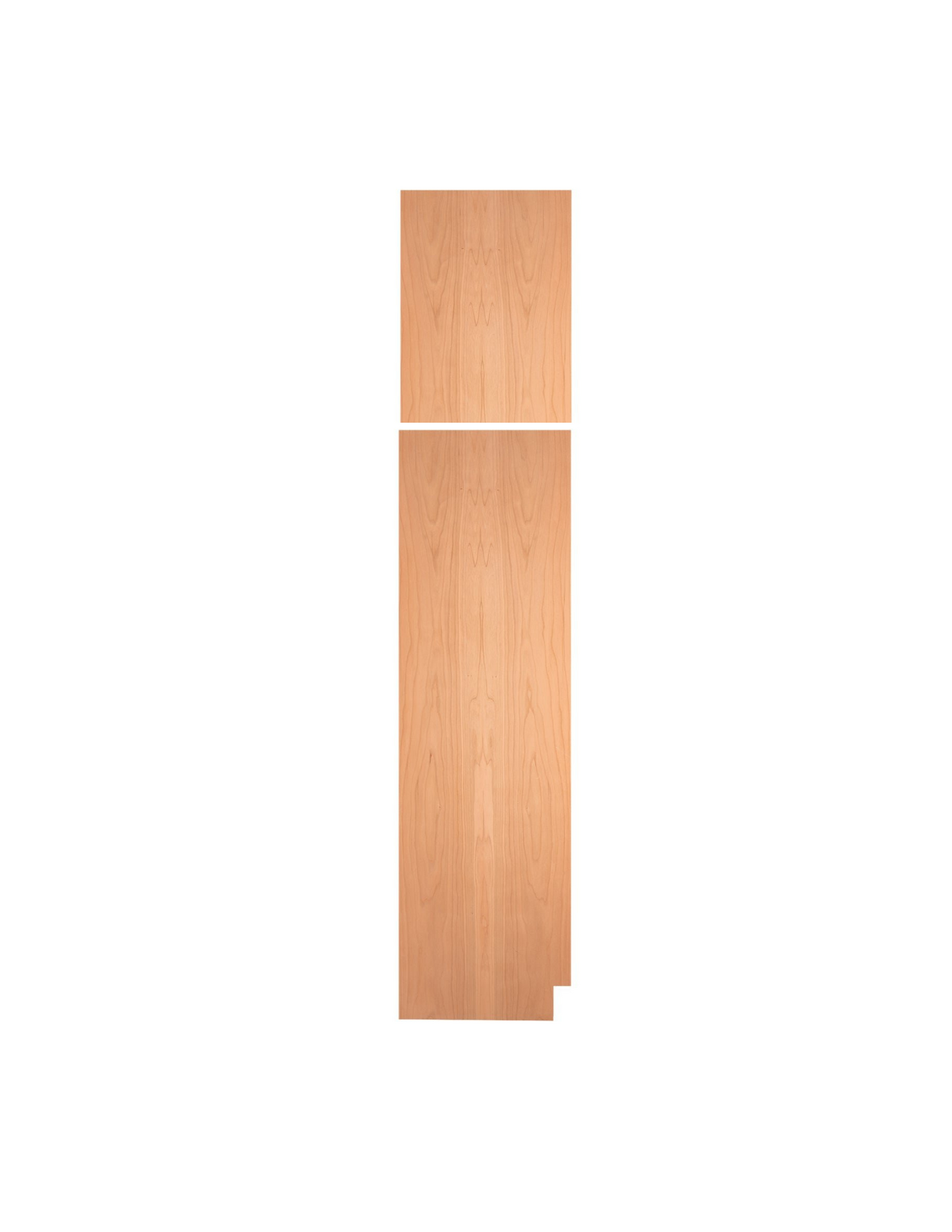 Quicklock Raw Cherry Left and Right Pantry End Panel