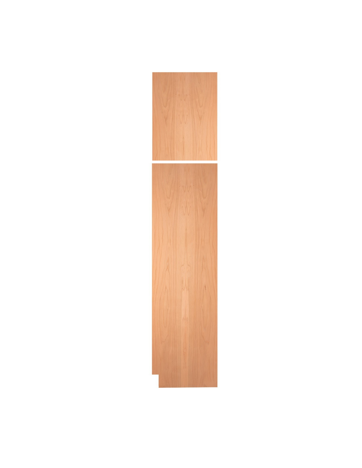 Quicklock Raw Cherry Left and Right Pantry End Panel