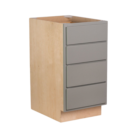 Quicklock Magnetic Gray 4 Drawer Base Cabinet