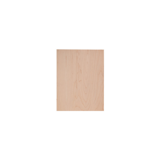 Quicklock Raw Maple Refrigerator/ Microwave Wall Cabinet End Panel