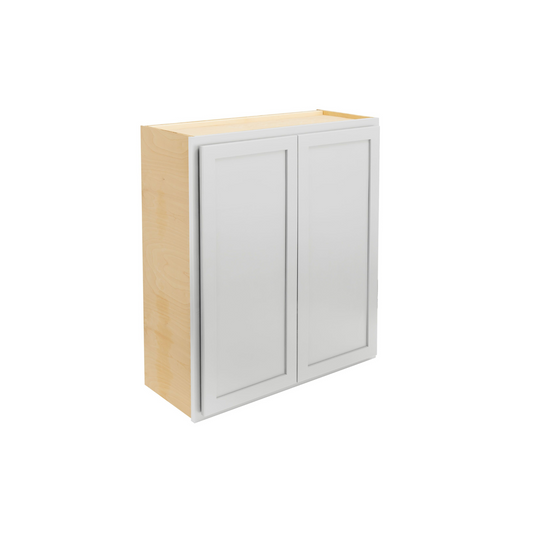 Quicklock Pure White Wall Cabinet - Double Door