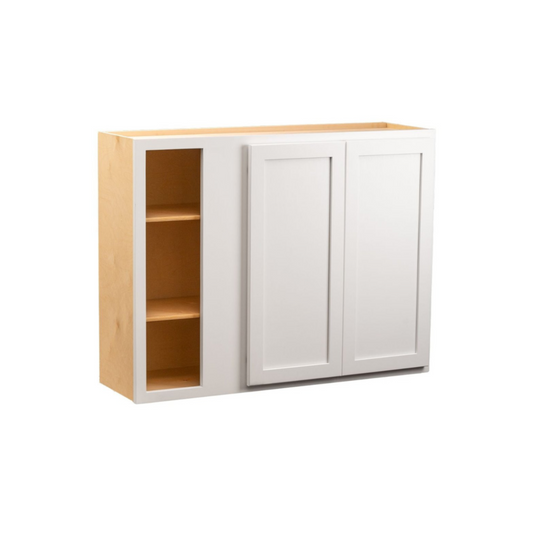 Quicklock Pure White Blind Corner Wall Cabinet