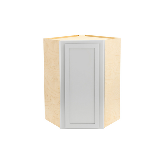 Quicklock Pure White Wall Corner Cabinet