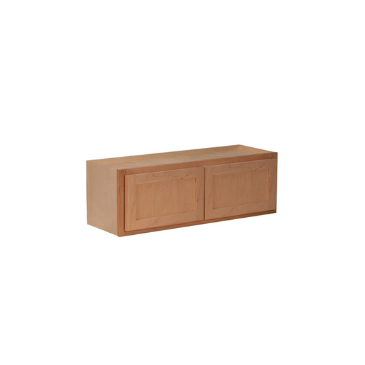 Quicklock Raw Cherry Microwave Wall Cabinet