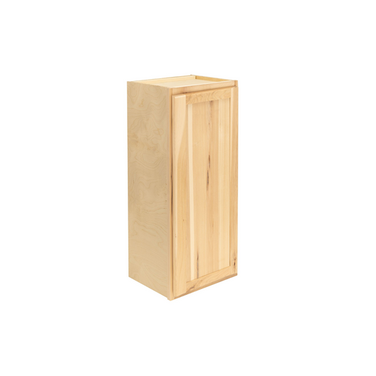 Quicklock Raw Hickory Wall Cabinet - Single Door