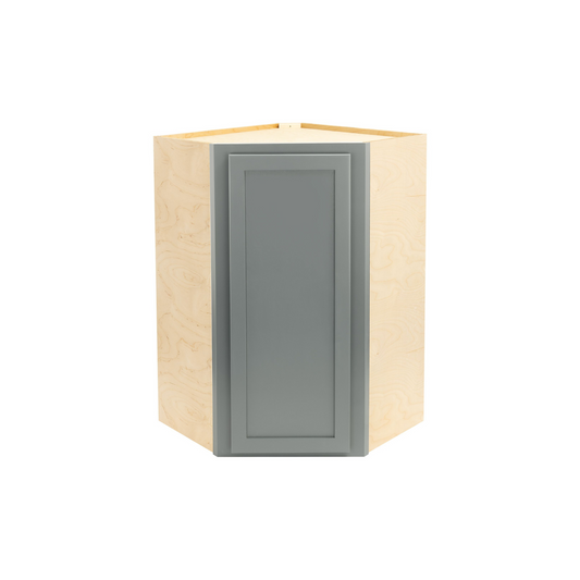 Quicklock Magnetic Gray Wall Corner Cabinet