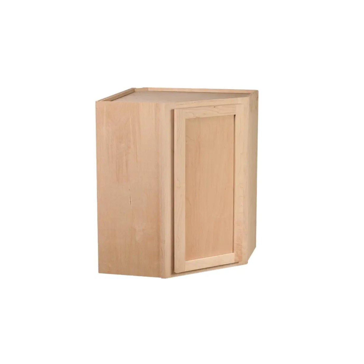 Quicklock Raw Maple Wall Corner Cabinet