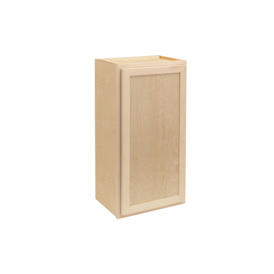 Quicklock Raw Maple Wall Cabinet - Single Door