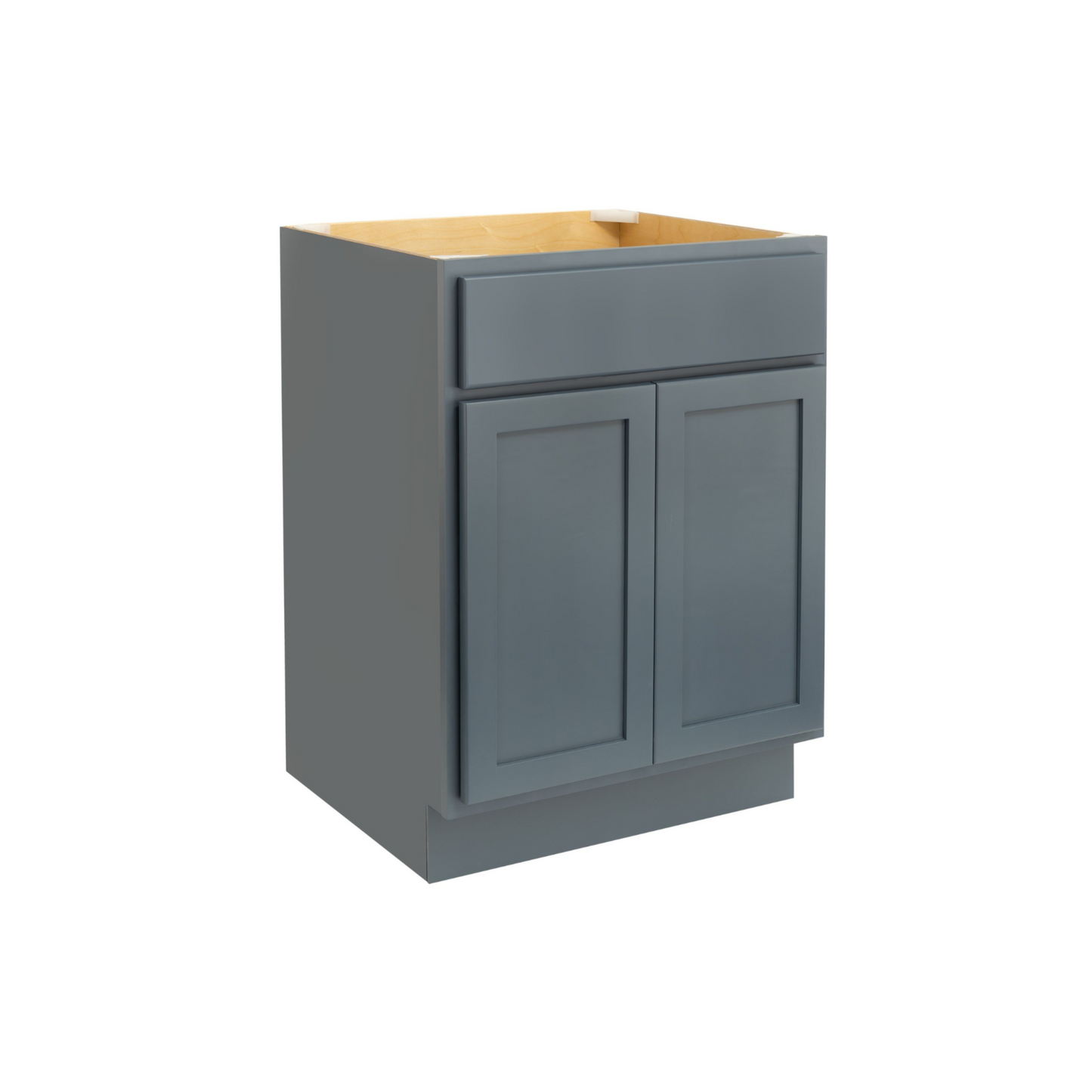 Quicklock Needlepoint Navy Vanity Base Cabinet