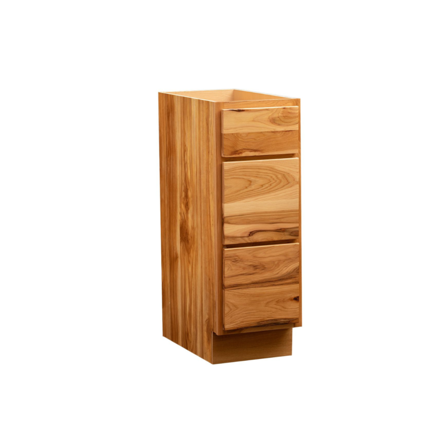 Quicklock Rustic Hickory 3 Drawer Vanity Base Drawers Cabinet