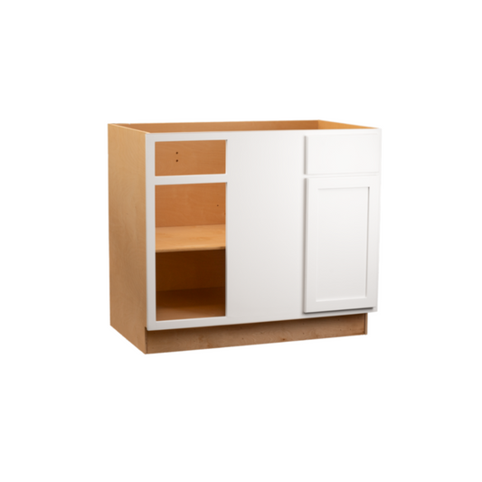 Quicklock Pure White Blind Corner Base Cabinet