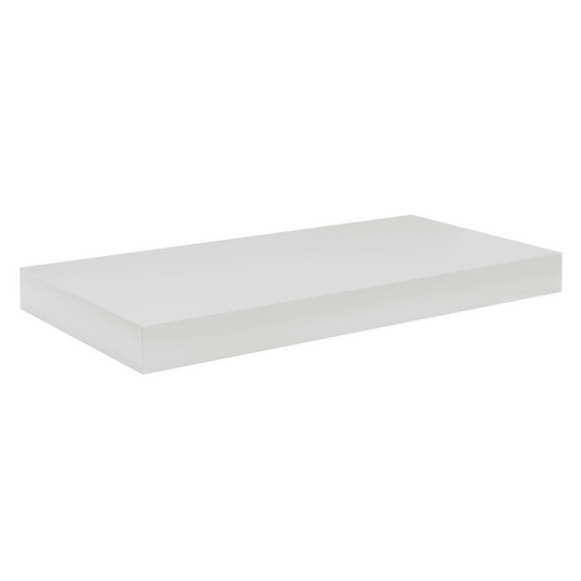 Quicklock Pure White Floating Shelf - Slim