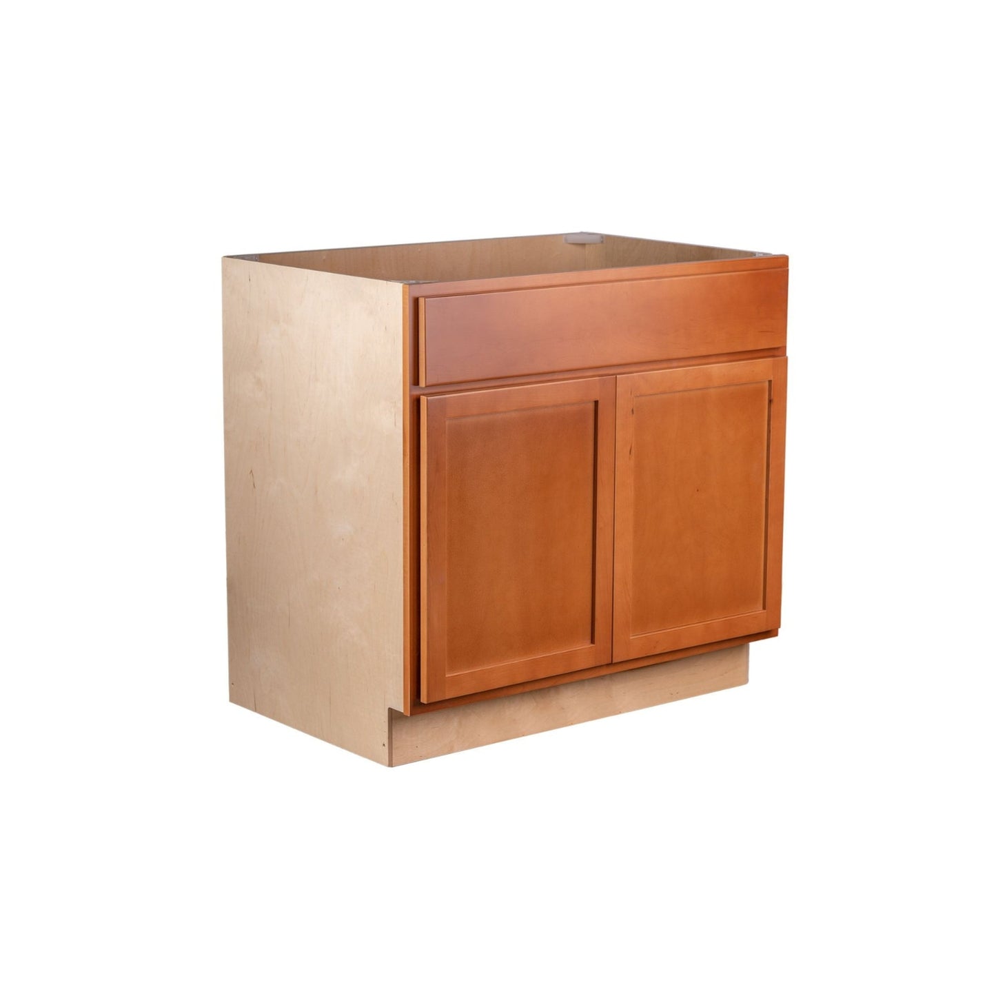 Quicklock Provincial Stain Sink Base Cabinet