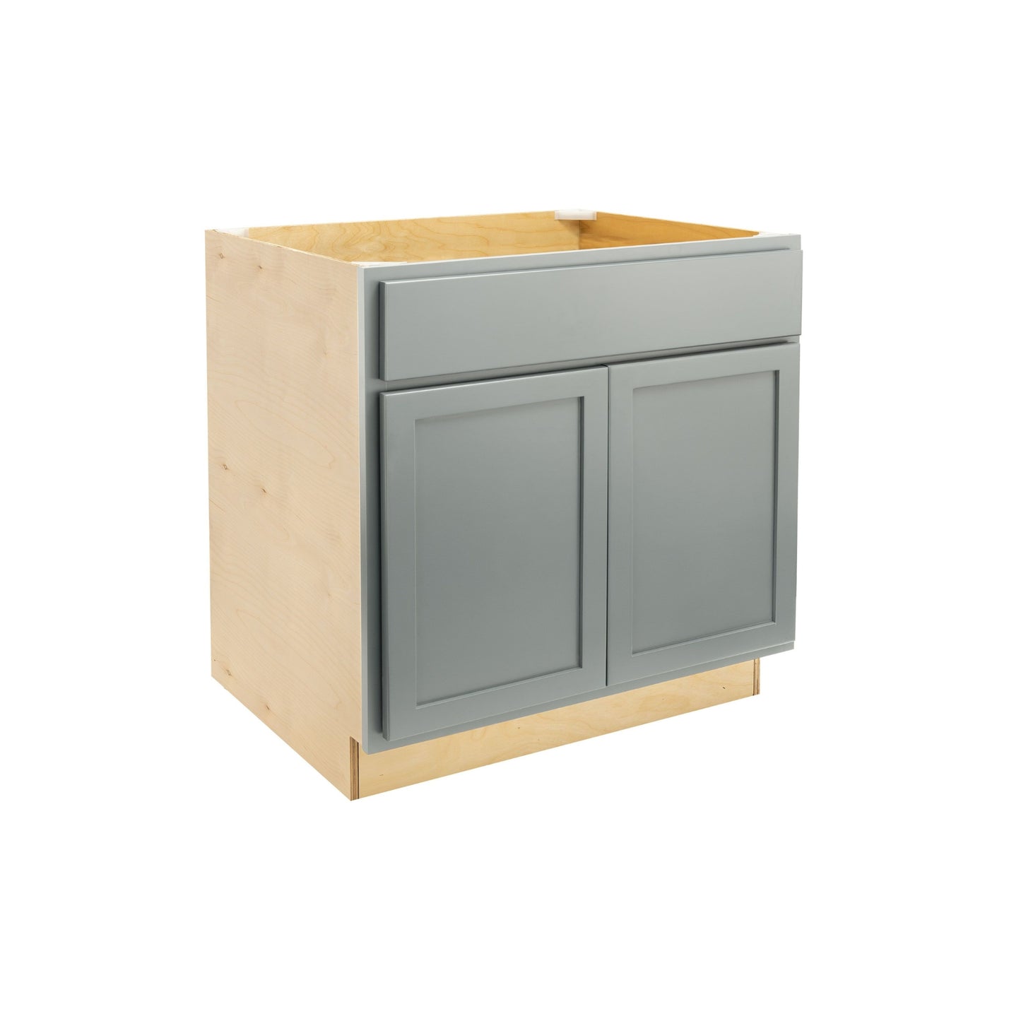 Quicklock Magnetic Gray Sink Base Cabinet