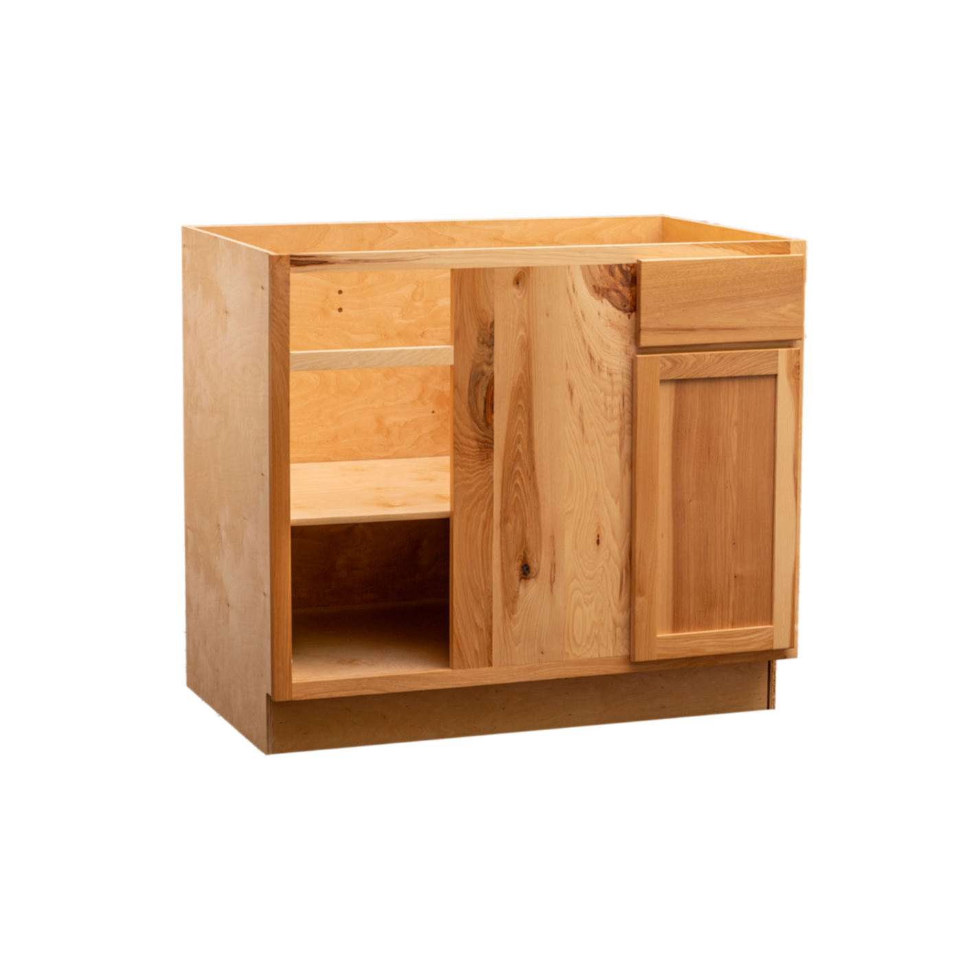 Quicklock Rustic Hickory Blind Base Cabinet