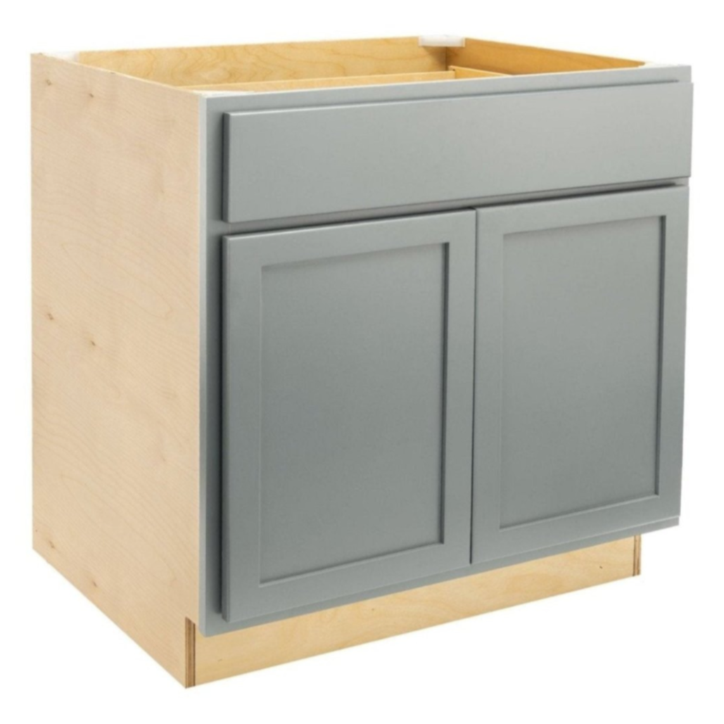 Quicklock Magnetic Gray Base Cabinet - Double Door